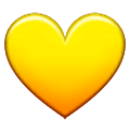 Emoji 💛 Cuore Giallo su Samsung One UI 1.5.