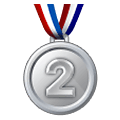 Émoji 🥈 Médaille D’argent sur Samsung One UI 2.5.