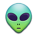 Émoji 👽 Alien sur Samsung One UI 2.5.