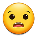 😧 Emoji Cara Angustiada en Samsung One UI 2.5.