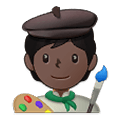 Emoji 🧑🏿‍🎨 Artista: Carnagione Scura su Samsung One UI 2.5.
