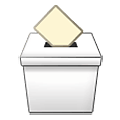☐ Emoji Urne mit Wahlzettel Samsung One UI 2.5.