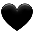 🖤 Emoji Corazón Negro en Samsung One UI 2.5.