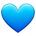 Émoji 💙 Cœur Bleu sur Samsung One UI 2.5.