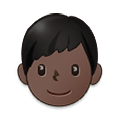 👦🏿 Emoji Niño: Tono De Piel Oscuro en Samsung One UI 2.5.
