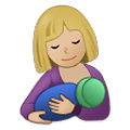 🤱🏼 Emoji Lactancia Materna: Tono De Piel Claro Medio en Samsung One UI 2.5.