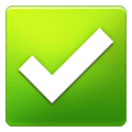 ✅ Emoji Botón De Marca De Verificación en Samsung One UI 2.5.