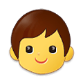 Emoji 🧒 Bimbo su Samsung One UI 2.5.