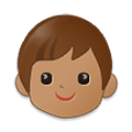 Émoji 🧒🏽 Enfant : Peau Légèrement Mate sur Samsung One UI 2.5.