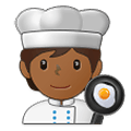 🧑🏾‍🍳 Emoji Chef De Cozinha: Pele Morena Escura na Samsung One UI 2.5.