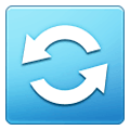 Emoji 🔄 Pulsante Con Frecce Che Ruotano In Senso Antiorario su Samsung One UI 2.5.