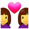 👩‍❤️‍👩 Emoji Pareja Enamorada: Mujer Y Mujer en Samsung One UI 2.5.