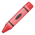 Émoji 🖍️ Crayon Pastel sur Samsung One UI 2.5.