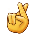 🤞 Emoji Hand mit gekreuzten Fingern Samsung One UI 2.5.