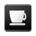 Emoji ⛾ Tazza sul quadrato nero su Samsung One UI 2.5.