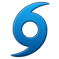 Emoji 🌀 Ciclone su Samsung One UI 2.5.