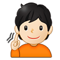 Emoji 🧏🏻 Persona Con Problemi Di Udito: Carnagione Chiara su Samsung One UI 2.5.