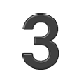 Emoji 3️ Cifra tre su Samsung One UI 2.5.