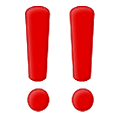 Emoji ‼️ Doppio Punto Esclamativo su Samsung One UI 2.5.