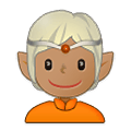 Emoji 🧝🏽 Elfo: Carnagione Olivastra su Samsung One UI 2.5.
