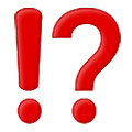 Emoji ⁉️ Punto Esclamativo E Interrogativo su Samsung One UI 2.5.