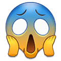 😱 Emoji Rosto Gritando De Medo na Samsung One UI 2.5.