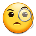 🧐 Emoji Gesicht mit Monokel Samsung One UI 2.5.