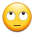 Emoji 🙄 Faccina Con Occhi Al Cielo su Samsung One UI 2.5.