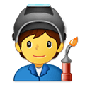 🧑‍🏭 Emoji Trabajador de fábrica en Samsung One UI 2.5.