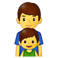 Emoji 👨‍👦 Famiglia: Uomo E Bambino su Samsung One UI 2.5.