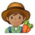 🧑🏽‍🌾 Emoji Agricultor: Pele Morena na Samsung One UI 2.5.