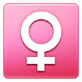 ♀️ Emoji Símbolo De Feminino na Samsung One UI 2.5.