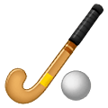 Emoji 🏑 Hockey Su Prato su Samsung One UI 2.5.