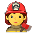 Emoji 🧑‍🚒 Pompiere su Samsung One UI 2.5.