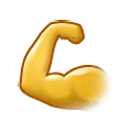 💪 Emoji Bíceps Flexionado en Samsung One UI 2.5.