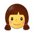 👧 Emoji Niña en Samsung One UI 2.5.