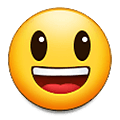 😃 Emoji Rosto Risonho Com Olhos Bem Abertos na Samsung One UI 2.5.