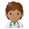🧑🏽‍⚕️ Emoji Profesional Sanitario: Tono De Piel Medio en Samsung One UI 2.5.
