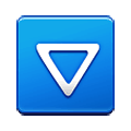 ⛛ Emoji Weißes Dreieck, abwärts Samsung One UI 2.5.