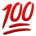 💯 Emoji 100 Punkte Samsung One UI 2.5.