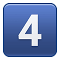 Emoji 4️⃣ Tasto: 4 su Samsung One UI 2.5.