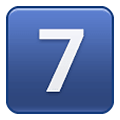 7️⃣ Emoji Tecla: 7 na Samsung One UI 2.5.