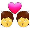 💏 Emoji Beso en Samsung One UI 2.5.