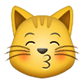 😽 Emoji Rosto De Gato Mandando Um Beijo na Samsung One UI 2.5.