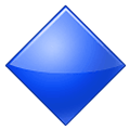 🔷 Emoji Losango Azul Grande na Samsung One UI 2.5.