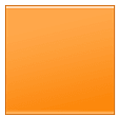🟧 Emoji oranges Viereck Samsung One UI 2.5.