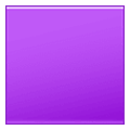 Émoji 🟪 Carré Violet sur Samsung One UI 2.5.