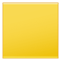 🟨 Emoji Cuadrado Amarillo en Samsung One UI 2.5.