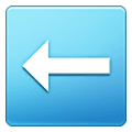 ⬅️ Emoji Flecha Hacia La Izquierda en Samsung One UI 2.5.