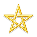 Emoji ⛦ Pentagramma che vortica a sinistra su Samsung One UI 2.5.